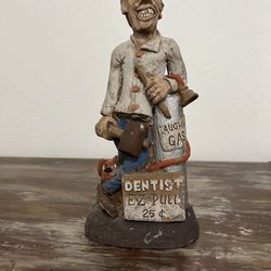 Authentic J. Vincent Studio Sculpture  “Dentist”