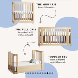 Wave. Crib 3 In 1