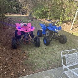  Blue Very Fast Four Wheeler