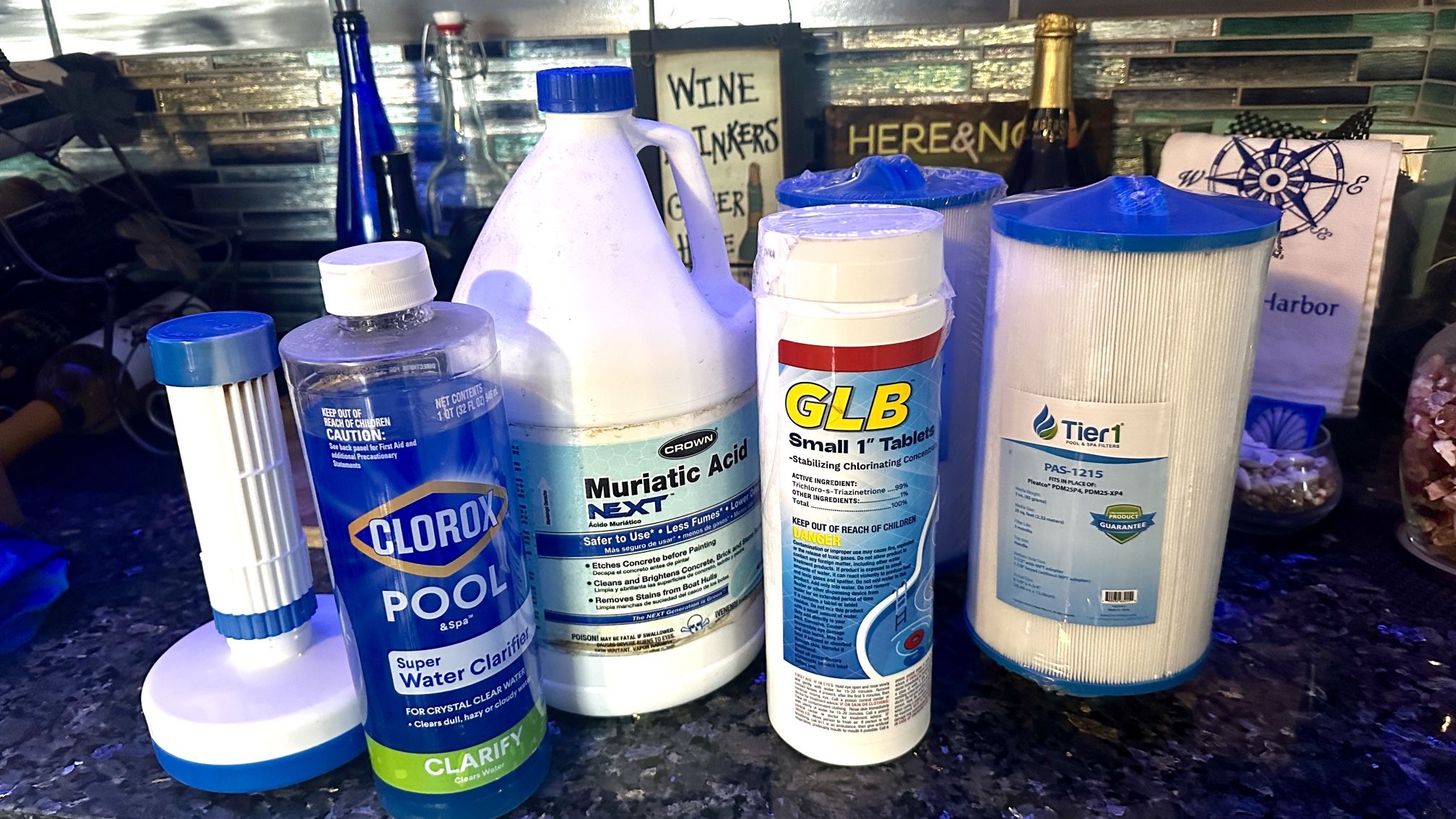 Spa Pack (Chlorine, Muriatic Acid, filters, more)