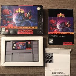 Super Nintendo - Mighty Morphin Power Rangers Fighting Edition 