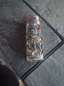 Starling silver lighter sleeve.