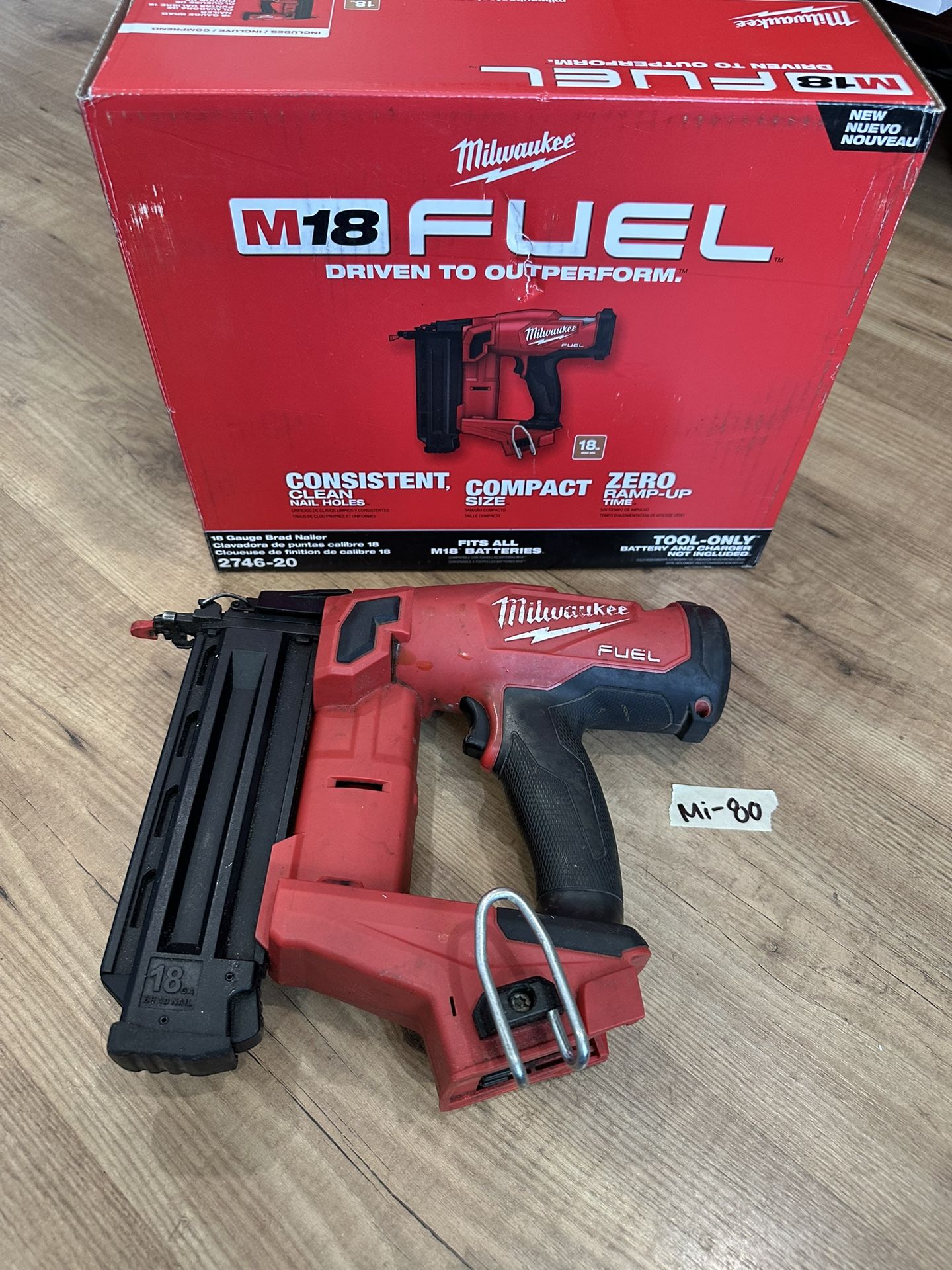 Milwaukee M18 FUEL Brushless Cordless Gen II 18 Gauge Brad