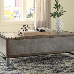 Derrylin Brown Lift Top Coffee Table😍 Financing Available💰