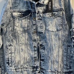 Blue Jean Jacket Sz M
