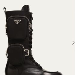 Prada Combat Boots 