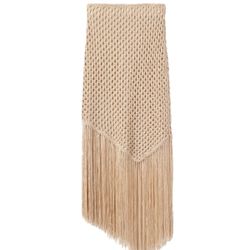 A.L.C - LEONA CROCHET FRINGE MIDI SKIRT - PAMPAS