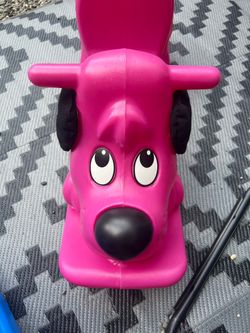 Rocking Dog Magenta play rocker toy