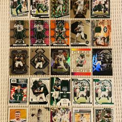Zach Wilson 25 Card Football Lot! Rookies, Prizms, Parallels, Memorabilia, Short Prints, Variations & More!