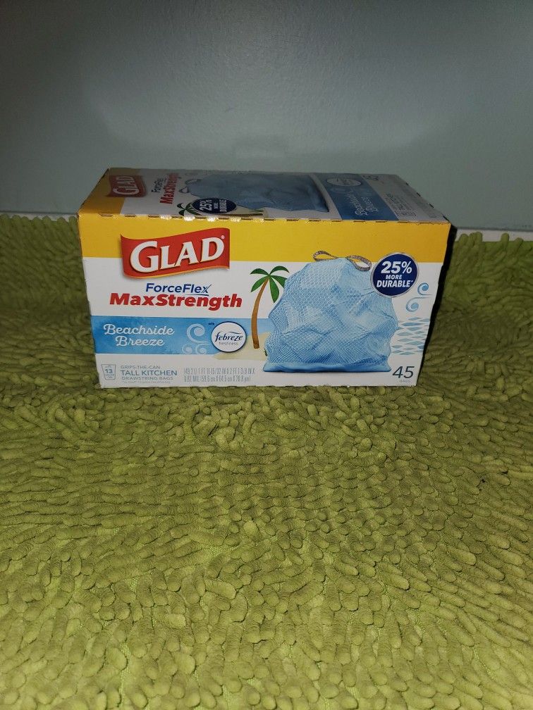 Box Glad 45 Trash Bags 13gallons