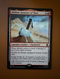 MTG | Mjolnir, Hammer of Thor (Non-Foil) | Marvel super hero’s