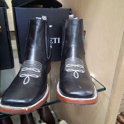 Botines De Piel De México Cómodas Rodeo 