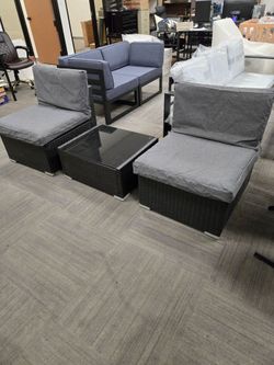 Outdoor Rattan Patio Furniture Set