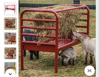 Animals feeder hay grains