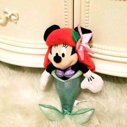Disney Minnie Mouse Mermaid Plush New