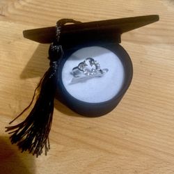 925 Silver Ring Graduation Gift / anillo Plata 925