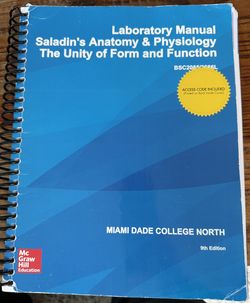 Laboratory Manual Saladin’s Anatomy And Physiology. The Unit Of Form And Function