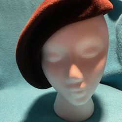 Vintage Cloche Hat With Brooch