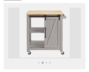 Mainstay’s Kitchen Cart, Gray $90 OBO