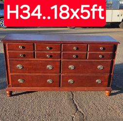Dresser 6 Drawers and Mirror