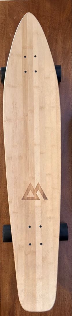 Magneto Bamboo Kicktail Longboard 44” Cruiser