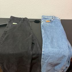 Empire Jeans Size 26 Kids Blue And Black 