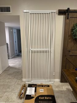 87” Adjustable Height Pet Cat Gate