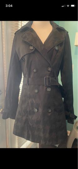 Black trench coat
