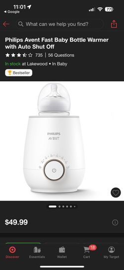 Phillips Avent Bottle Warmer