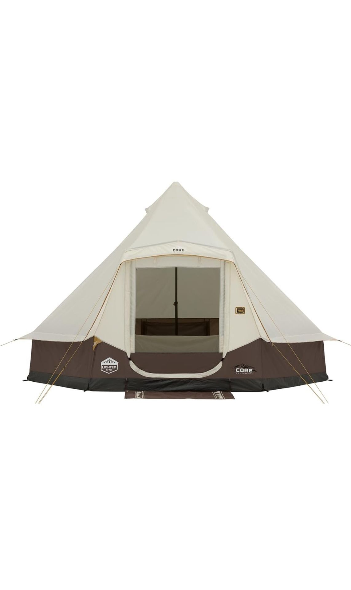 CORE 6 Person Bell Tent with LED Lights *Brand New*