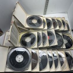 20 VINTAGE SCOTCH REEL TO REEL BLANK RECORDING TAPE USED #S5