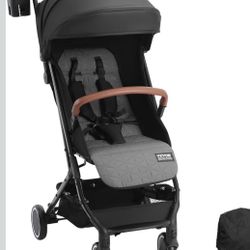 VEVOR Standard Baby Infant Stroller with 95-150 Adjustable Backrest & 0/90 Adjustable Footrest, One-Click Folding Newborn Stroller with Cup Holder 