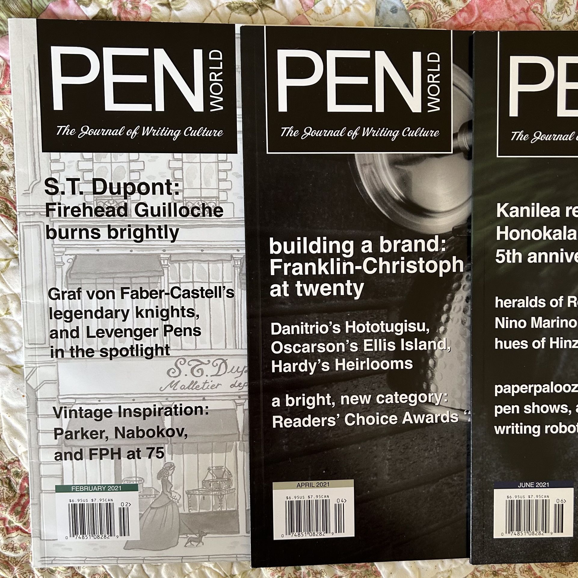 PEN WORLD magazines 2021 Complete Year 6 Issues