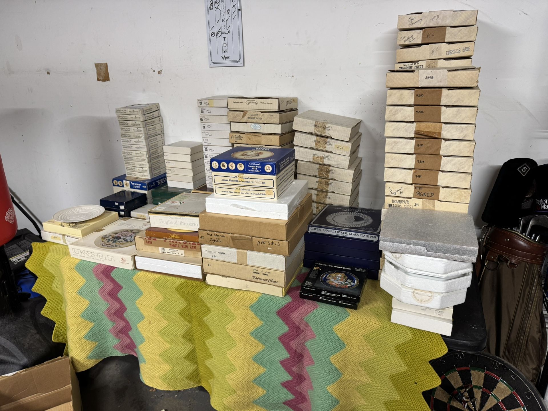 Large Lot Of Collectible Plates