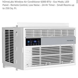 Homelabs Smart Window Ac Unit 6000 BTU