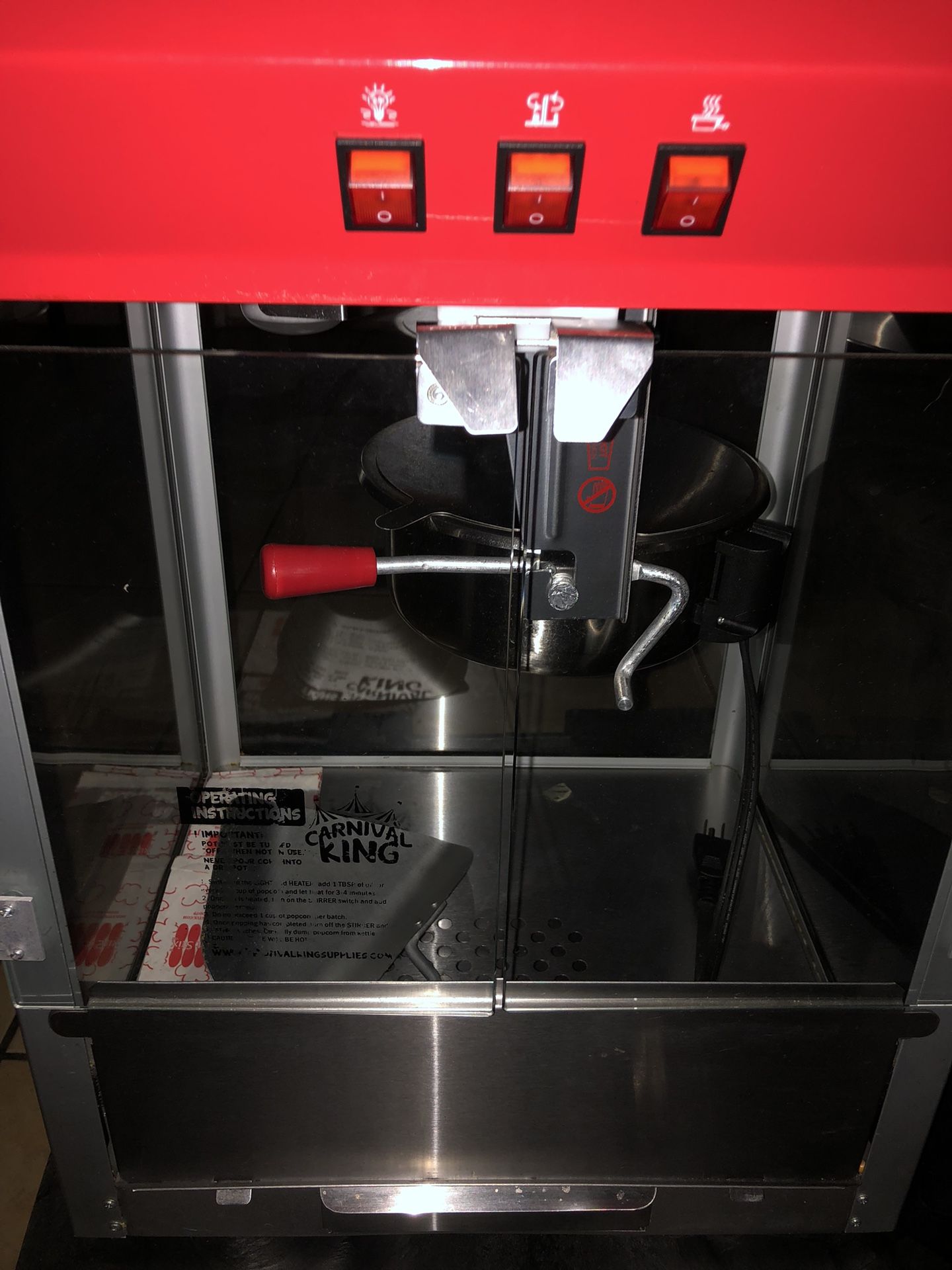 Carnival King Popcorn Machine