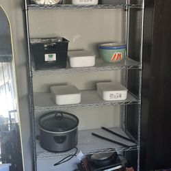 Metal Shelf -MUST SELL- $50 Or Best Offer