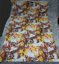 87" x 70" Deer Print Blanket or throw