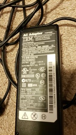 IBM AC adapter 02k6750