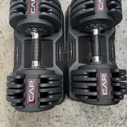 Cap 55lb Adjustable Dumbbells