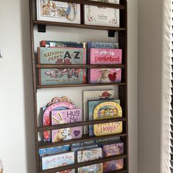Montessori Wall Mounted Book Shelf