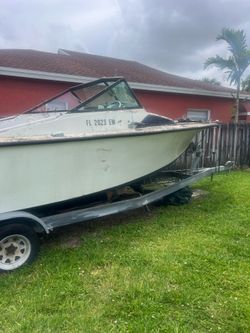 Boat and trailer
