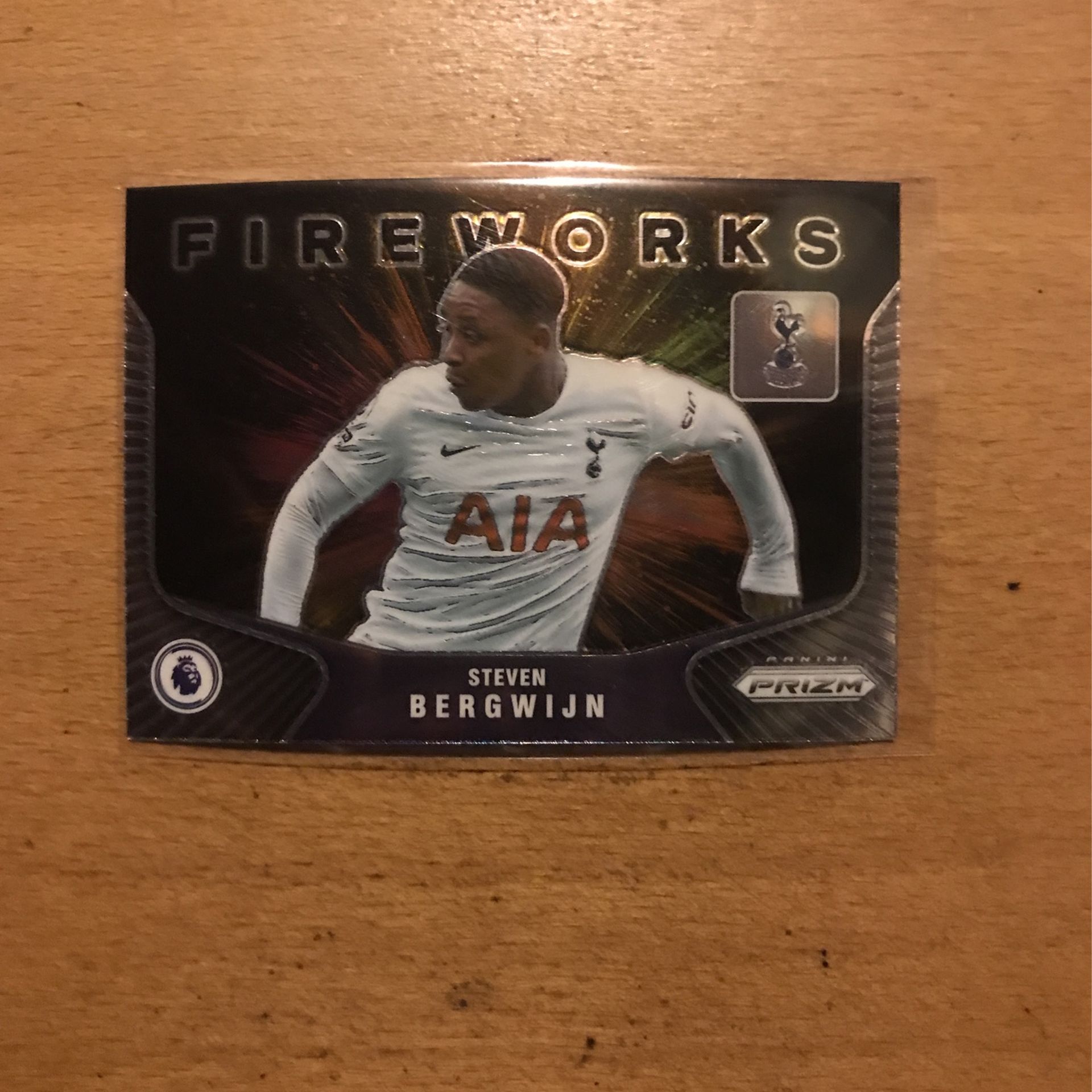 2022 PRIZM STEVEN BERGWIJN FIREWORKS CARD
