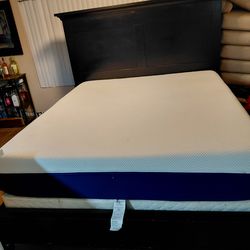 Brown Wooden Calking Bed