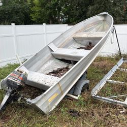 1975 Allstate Aluminum Boat