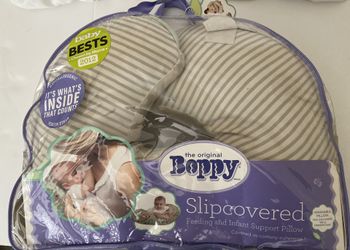 Boppy Slipcovered Feeding And Infant Support Pillow
