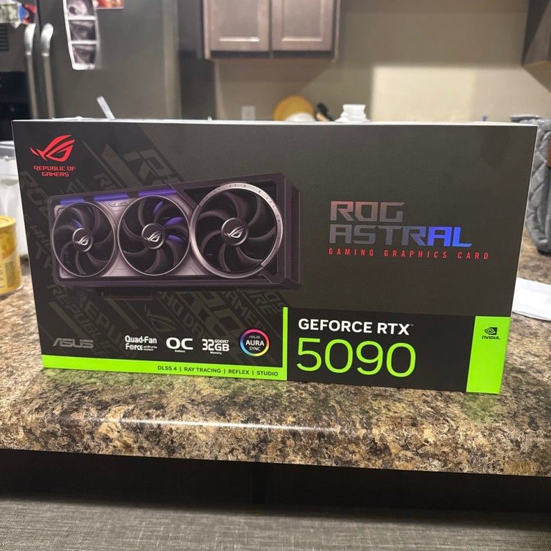 Asus Nvidia GeForce RTX 5090 ROG ASTRAL Graphic Card OC Edition 32GB