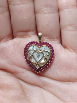10k Heart Pendant