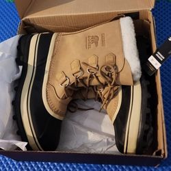 Sorely Caribou Waterproof Boots Size 10 Womens