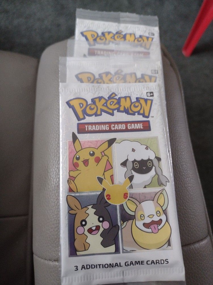 General Mills2021 Promo Anniversary Pokemon Three 3 Card Packs. You Are Guaranteed A Holo Pikachu Card $5 Per Pack 3 Left. Cash Porch Pickup Redmond
